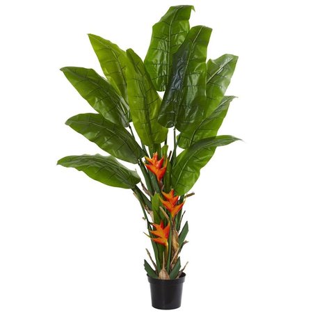 NEARLY NATURALS Flowering Travelers Palm Artificial Tree 5596